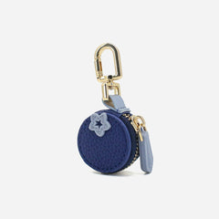 Fruit-Shaped Mini Coin Purse Keychain - Portable PU Leather Wallet & Bag Charm