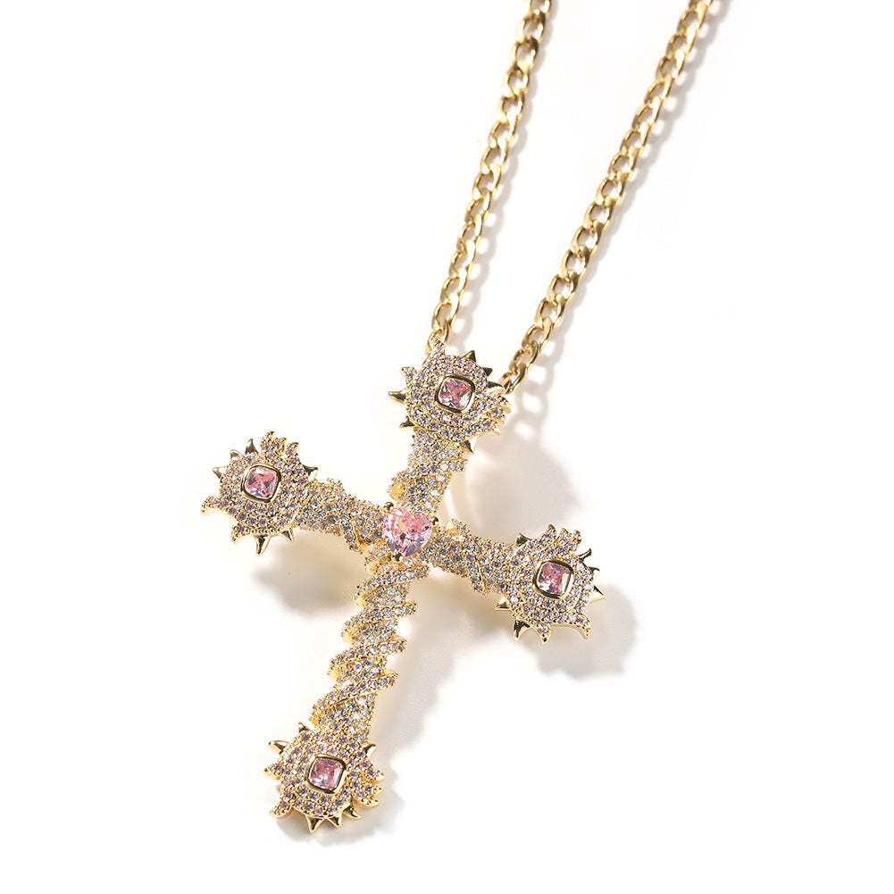 Pendentif Croix Incurvée