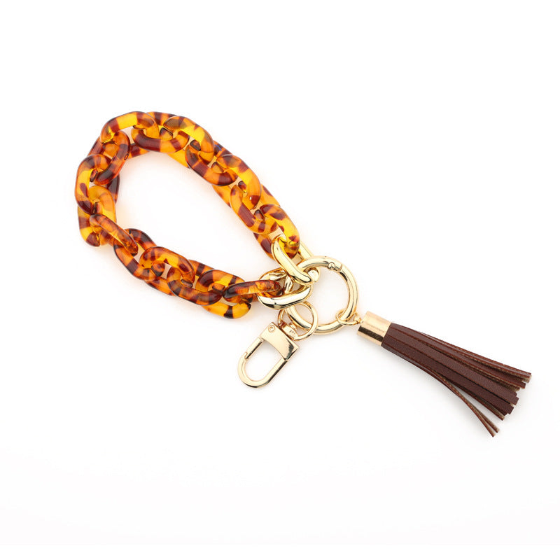 Wristlet Link Keychain Key Ring Bracelet