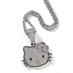 Small Kitty Pendant Necklace