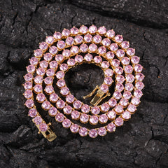 Collier tennis scintillant