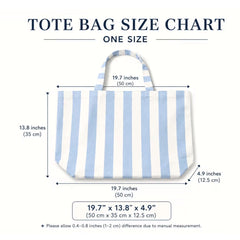 Striped Tote Bag