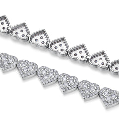 Jeweluxe Heart Bracelet