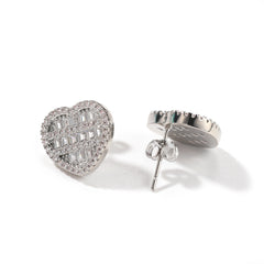 Heart Stud Earrings