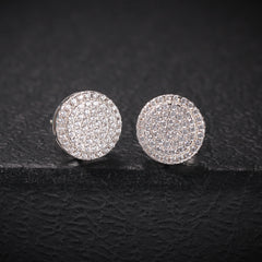 Diamants Encerclés Stud Earrings