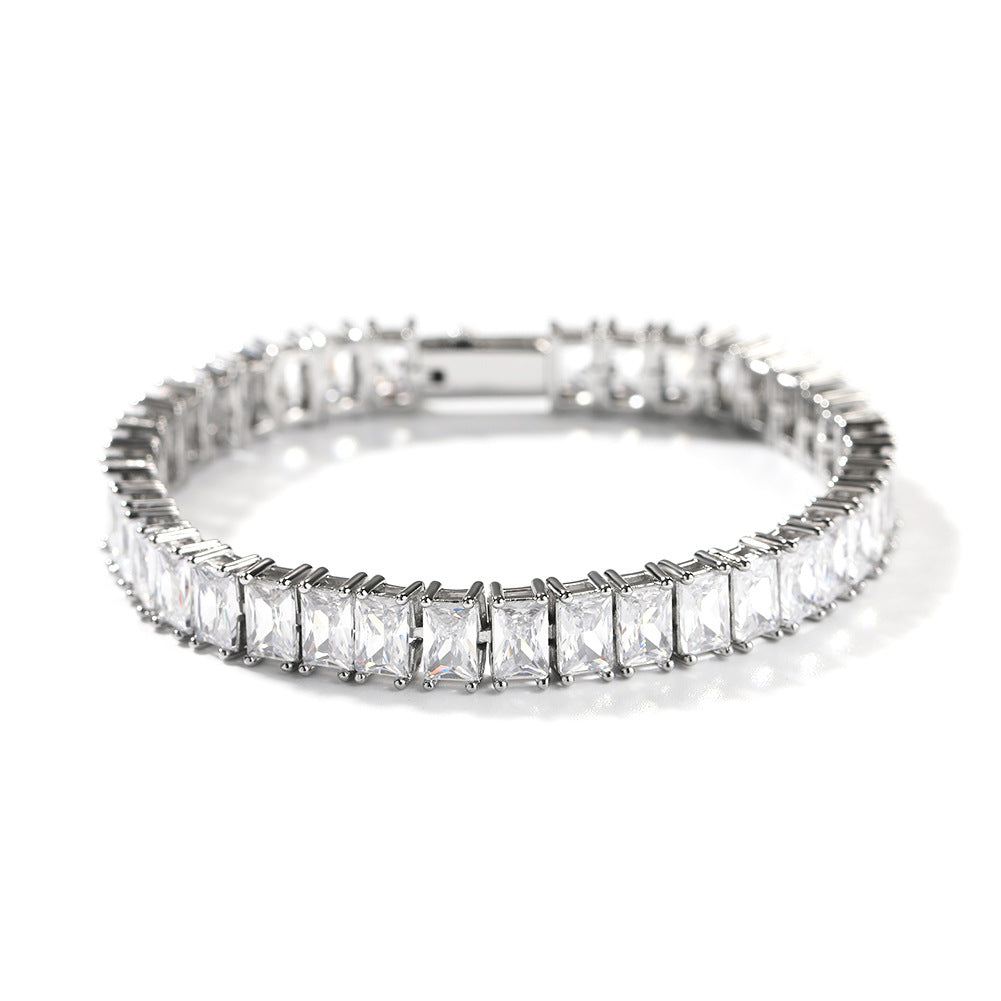 Bracelet de Tennis Rectangulaire