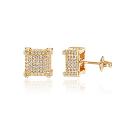 Carrées Cluster Stud Earrings