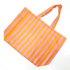 Large Capacity Striped Tote Bag