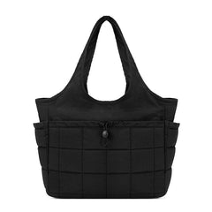 Quilted Puffer Tote Bag for Women