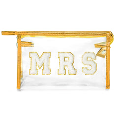Clear PVC Patch Makeup Bag