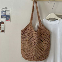 Woven Tote Beach Bag