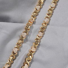 XO Heart Chain Bracelet