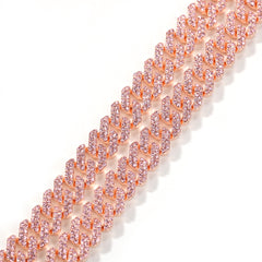 Dazzling Pink Pavé Necklace