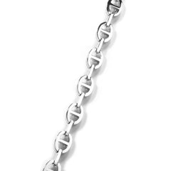 Bracelet Mariner plat en oxyde de zirconium