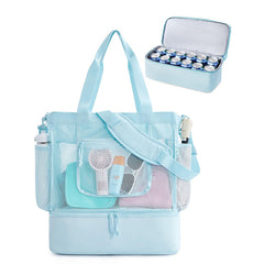Beach Bag Mesh Tote Bags with Zipper