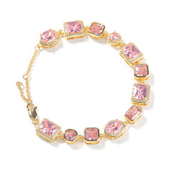 Pink Gemstone Bracelet