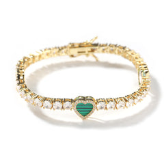 Bracelet de Tennis Hearts
