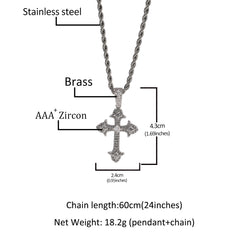 Collier Pendentif Croix