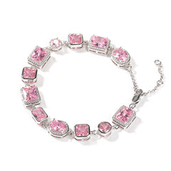 Pink Gemstone Bracelet