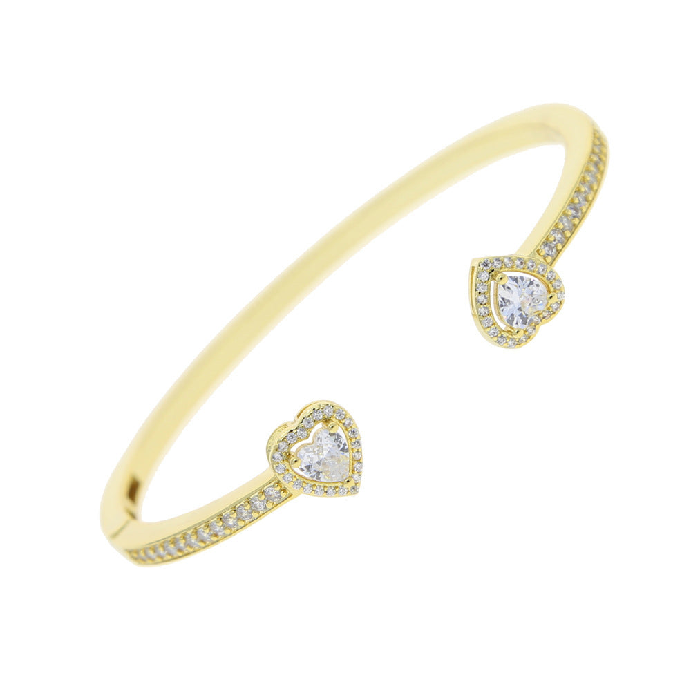 Double Heart Bracelet