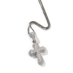 Mini Iced-Out Cross Necklace