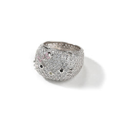 Kitty Pavé Statement Ring