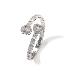 Icy Heart Bangle