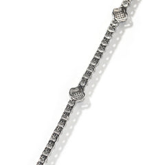 Fully-Paved Clover Bracelet