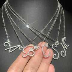 Initial Heart Necklace