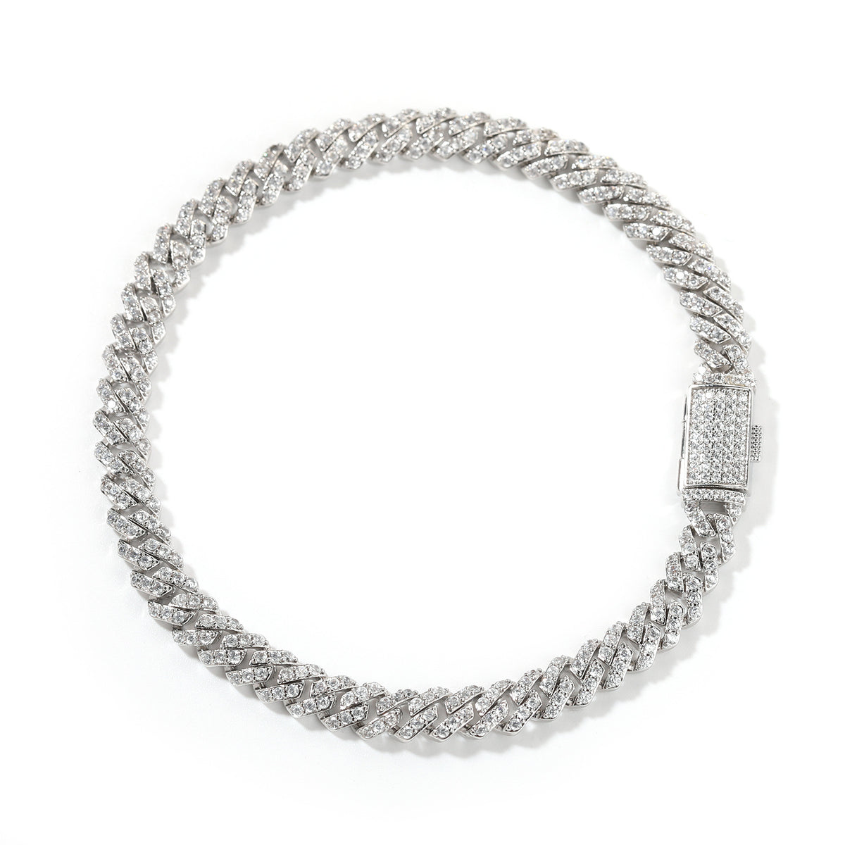 6mm/0.2in Thin Cuban Bracelet