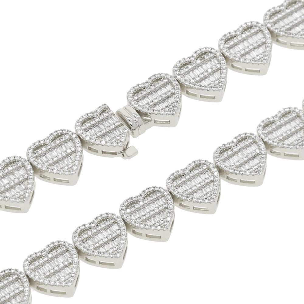 Crushed Heart Necklace