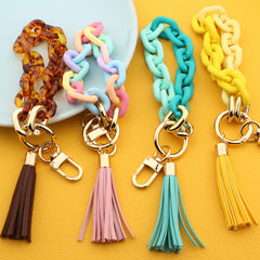 Wristlet Link Keychain Key Ring Bracelet
