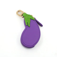 Cute Embroidered Leather Fruit-Shaped Chili Pepper Coin Purse