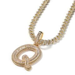 Script Initial Necklace