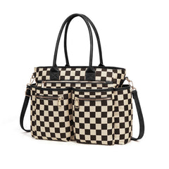 Checkerboard Tote Bag