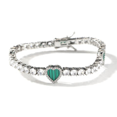 Bracelet de Tennis Hearts