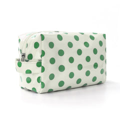 Durable PVC Polka Dot Leopard Print Makeup Bag