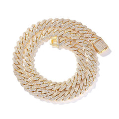 Dense diamond diamond Cuban necklace