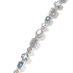 Blue Ice Multi-Stone Bracelet