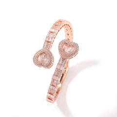 Icy Heart Bangle