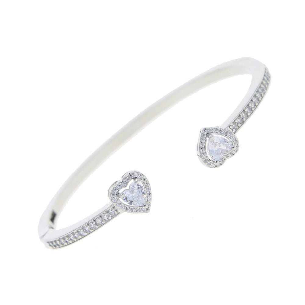 Double Heart Bracelet