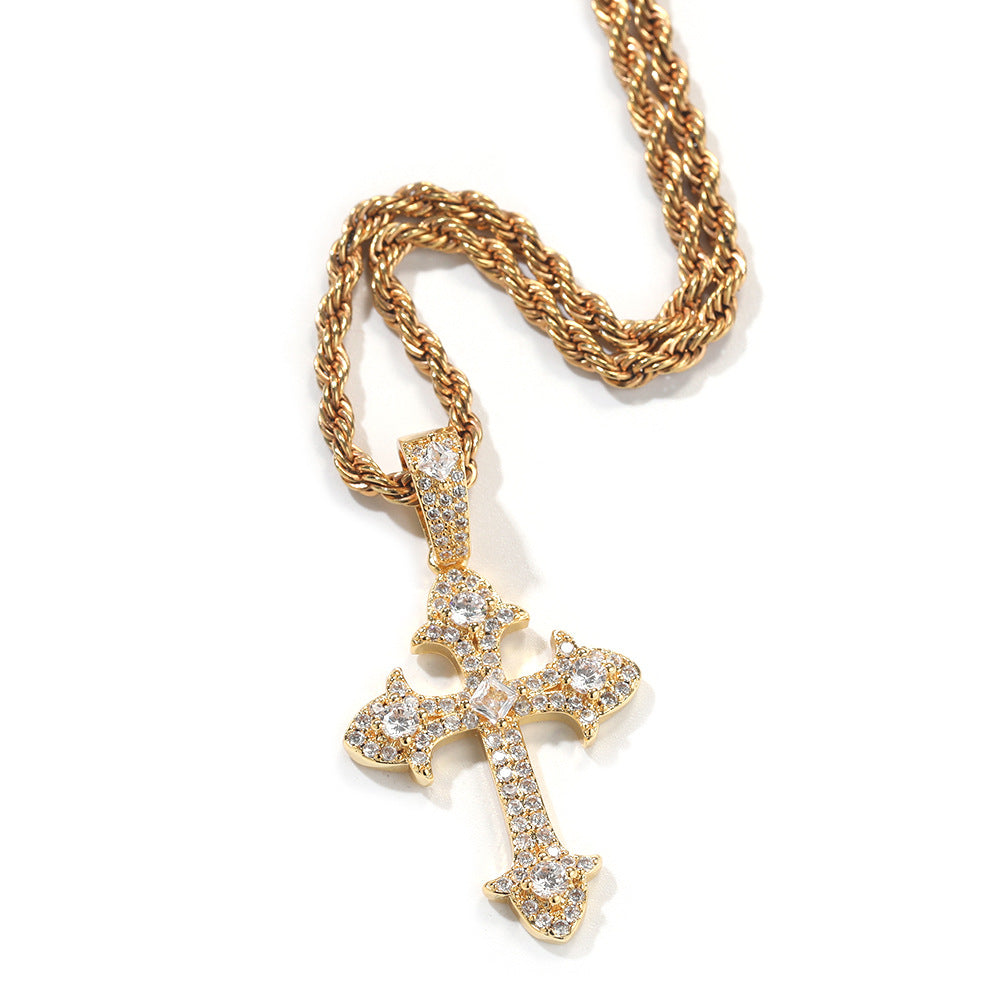 Collier Pendentif Croix