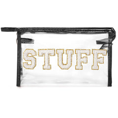 Clear PVC Patch Makeup Bag