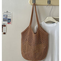 Woven Tote Beach Bag