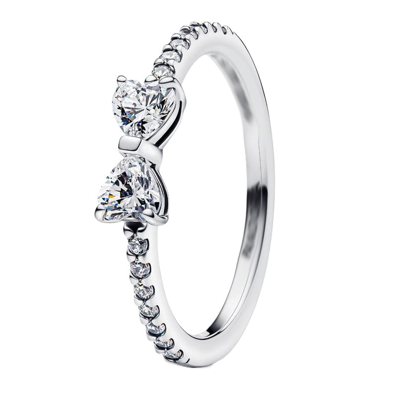 Sparkling Bow Ring