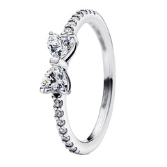 Sparkling Bow Ring