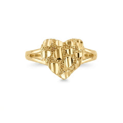 Heart Nugget Ring