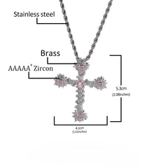 Pendentif Croix Incurvée
