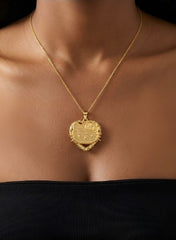 Kitty Heart Pendant Necklace